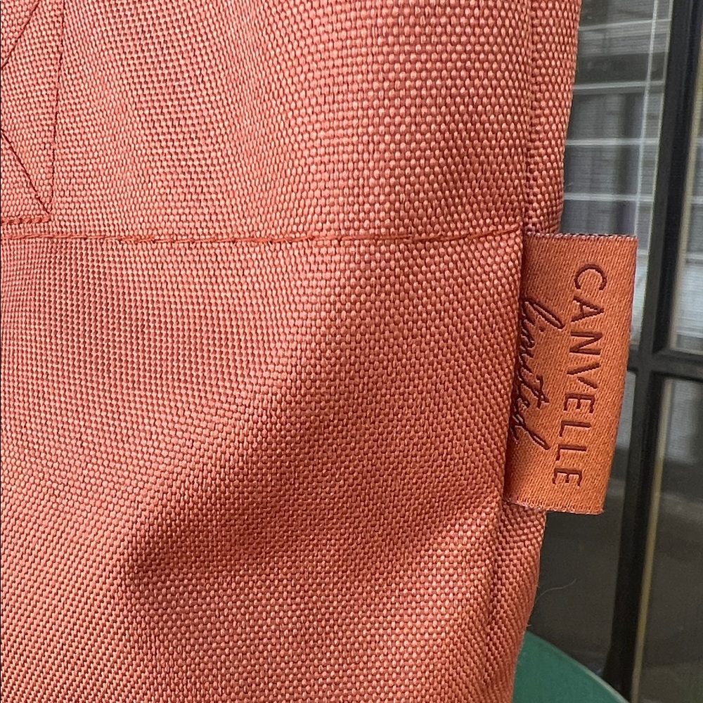 Canvelle Zip Crossbody Tote Small in Terracotta - Picture 2 of 9